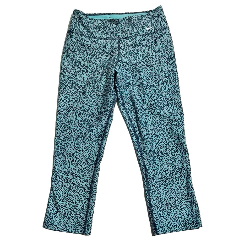 Nike Dri-Fit Pant Leggings Compression Tight Leopard Small Womens